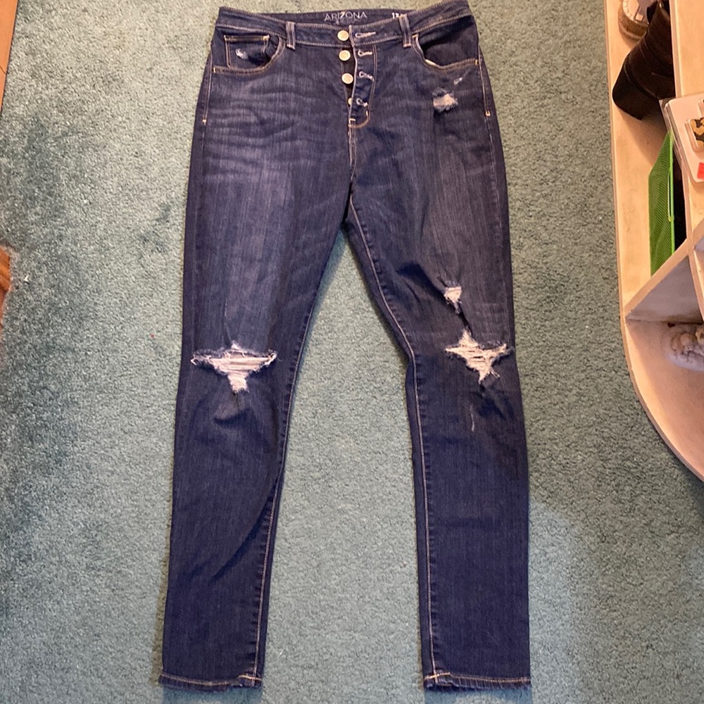 High-rise skinny jeans SIZE 13